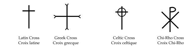 Examples of tradional crosses